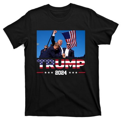 Donald Trump 2024 Survived Shot At Election Rally T-Shirt