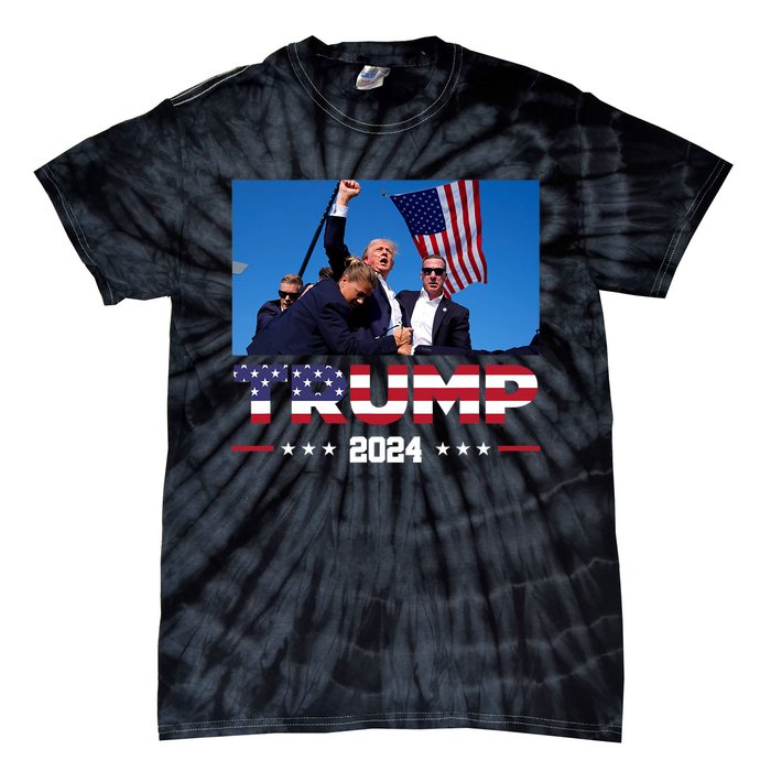 Donald Trump 2024 Survived Shot At Election Rally Tie-Dye T-Shirt