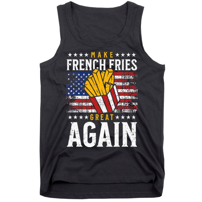 Donald Trump 2024 French Fry Make French Fries Great Again Tank Top