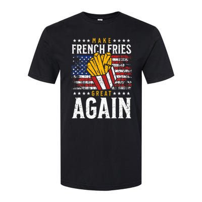 Donald Trump 2024 French Fry Make French Fries Great Again Softstyle CVC T-Shirt