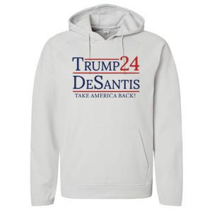 Donald Trump 2024 Take America Back USA United States Performance Fleece Hoodie