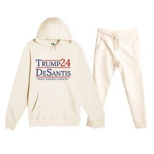 Donald Trump 2024 Take America Back USA United States Premium Hooded Sweatsuit Set