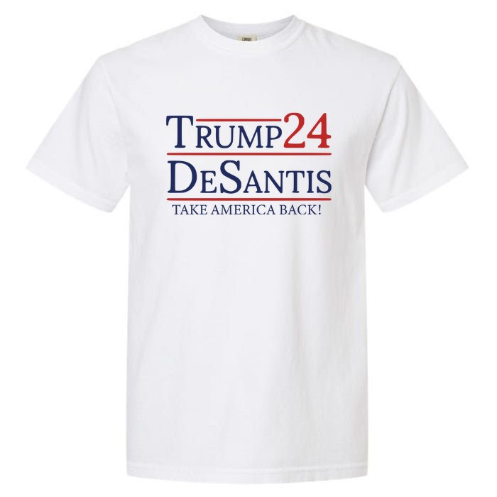 Donald Trump 2024 Take America Back USA United States Garment-Dyed Heavyweight T-Shirt