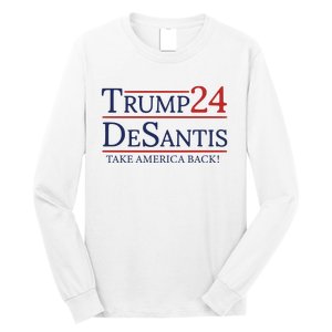 Donald Trump 2024 Take America Back USA United States Long Sleeve Shirt