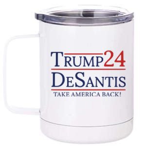 Donald Trump 2024 Take America Back USA United States 12 oz Stainless Steel Tumbler Cup