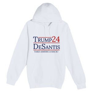 Donald Trump 2024 Take America Back USA United States Premium Pullover Hoodie