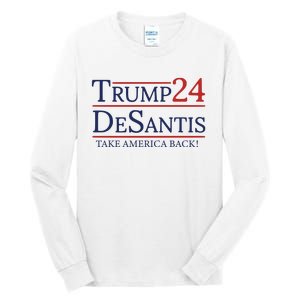 Donald Trump 2024 Take America Back USA United States Tall Long Sleeve T-Shirt