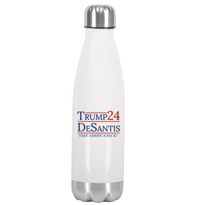 Donald Trump 2024 Take America Back USA United States Stainless Steel Insulated Water Bottle