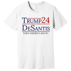 Donald Trump 2024 Take America Back USA United States Premium T-Shirt