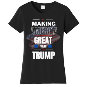 Donald Trump 2024election Make America Great Agian Women's T-Shirt