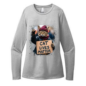 Donald Trump 2024 Cats Cat Lives Matter Trump Womens CVC Long Sleeve Shirt