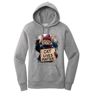 Donald Trump 2024 Cats Cat Lives Matter Trump Women's Pullover Hoodie