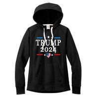 Donald Trump 2024,Save America Again USA Flag Election 2024 Women's Fleece Hoodie