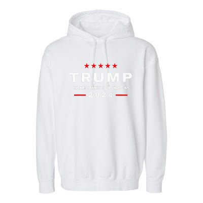 Donald Trump 2024 Take America Back Election Garment-Dyed Fleece Hoodie