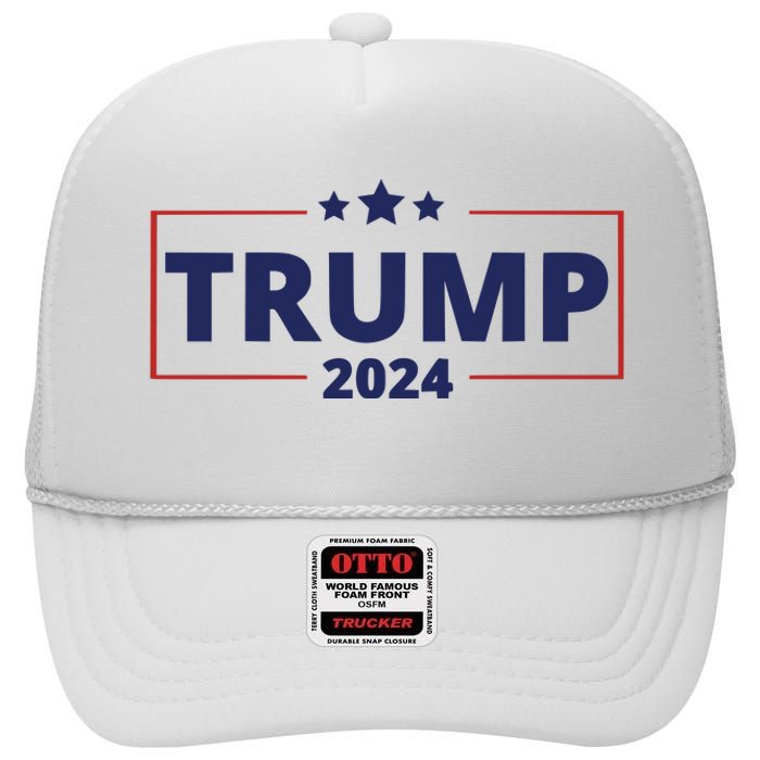 Donald Trump 2024 Take America Back USA Trump United States High Crown Mesh Back Trucker Hat