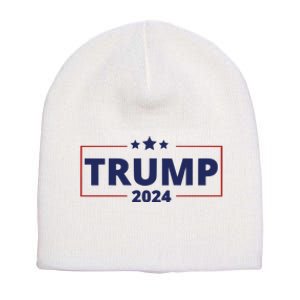 Donald Trump 2024 Take America Back USA Trump United States Short Acrylic Beanie