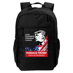 Donald Trump 2024 Take America Back 47TH US president Daily Commute Backpack