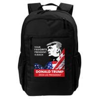 Donald Trump 2024 Take America Back 47TH US president Daily Commute Backpack