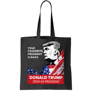 Donald Trump 2024 Take America Back 47TH US president Tote Bag