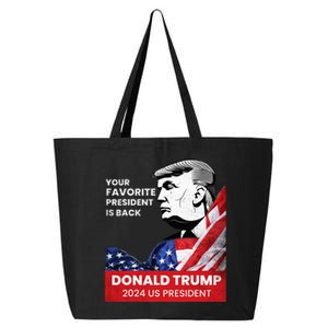 Donald Trump 2024 Take America Back 47TH US president 25L Jumbo Tote