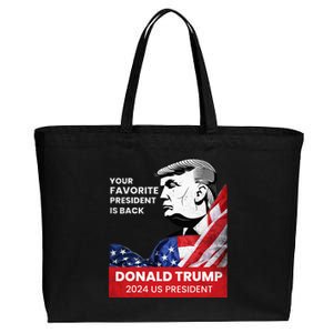 Donald Trump 2024 Take America Back 47TH US president Cotton Canvas Jumbo Tote