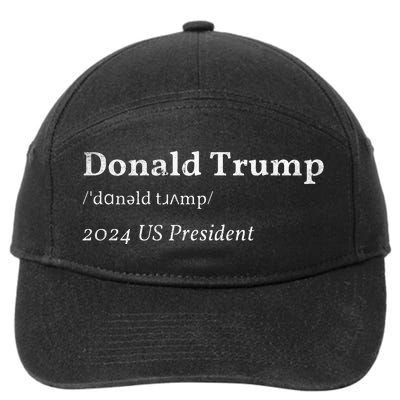 Donald Trump 2024 Take America Back 47TH US president 7-Panel Snapback Hat