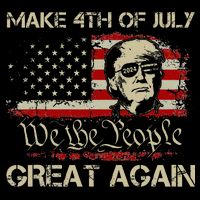 Donald Trump 2024 Make 4th Of July Great Again Impact Tech Backpack