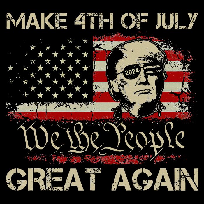 Donald Trump 2024 Make 4th Of July Great Again Impact Tech Backpack