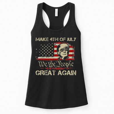 Donald Trump 2024 Make 4th Of July Great Again Womens Tank Top