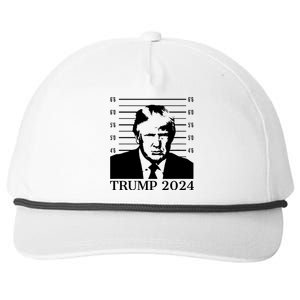 Donald Trump 2024 Mugshot Take America Back Usa Snapback Five-Panel Rope Hat