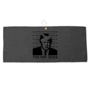 Donald Trump 2024 Mugshot Take America Back Usa Large Microfiber Waffle Golf Towel