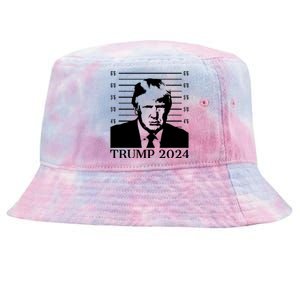 Donald Trump 2024 Mugshot Take America Back Usa Tie-Dyed Bucket Hat