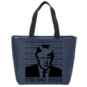 Donald Trump 2024 Mugshot Take America Back Usa Zip Tote Bag