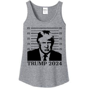 Donald Trump 2024 Mugshot Take America Back Usa Ladies Essential Tank