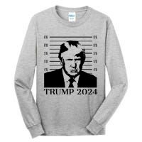 Donald Trump 2024 Mugshot Take America Back Usa Tall Long Sleeve T-Shirt