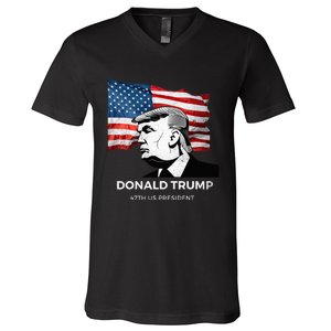 Donald Trump 2024 Take America Back 47TH US president  V-Neck T-Shirt