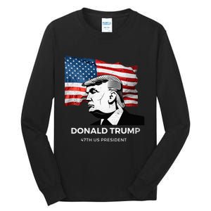 Donald Trump 2024 Take America Back 47TH US president  Tall Long Sleeve T-Shirt