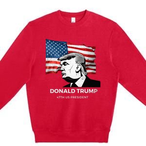 Donald Trump 2024 Take America Back 47TH US president  Premium Crewneck Sweatshirt