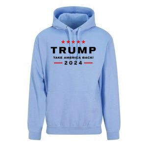 Donald Trump 2024 Take America Back Election Unisex Surf Hoodie