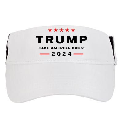Donald Trump 2024 Take America Back Election Adult Drive Performance Visor