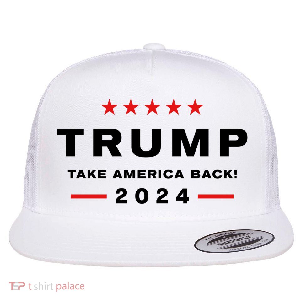 Donald Trump 2024 Take America Back Election Flatbill Hat
