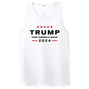 Donald Trump 2024 Take America Back Election PosiCharge Competitor Tank