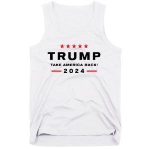 Donald Trump 2024 Take America Back Election Tank Top