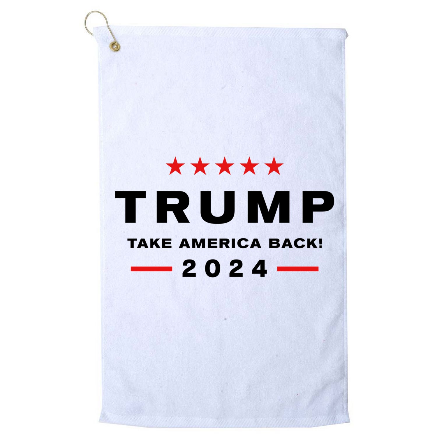 Donald Trump 2024 Take America Back Election Golf Towel