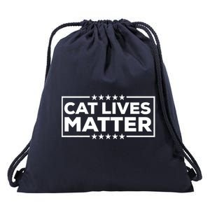 Donald Trump 2024 Cats Cat Lives Matter Trump Drawstring Bag