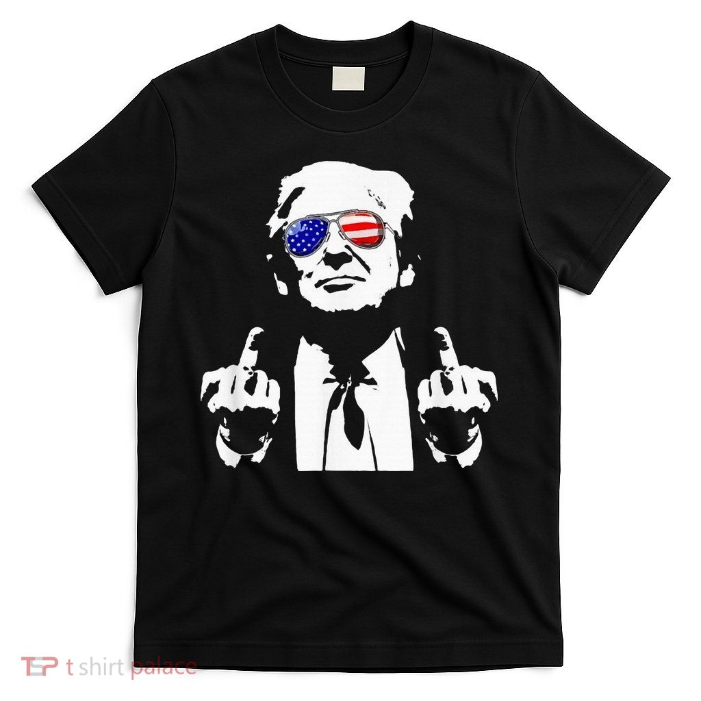 Donald Trump 2024 Middle Finger Conservative Republican T-Shirt