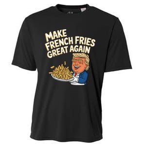 Donald Trump 2024 French Fry Make French Fries Great Again Cooling Performance Crew T-Shirt