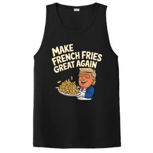 Donald Trump 2024 French Fry Make French Fries Great Again PosiCharge Competitor Tank