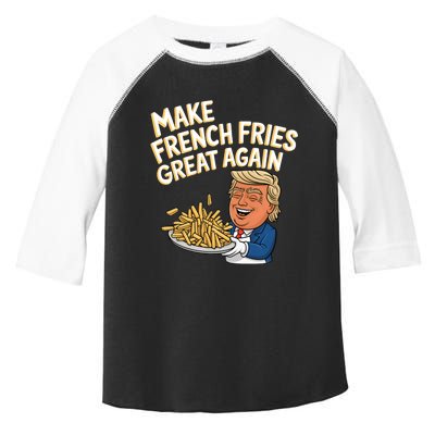 Donald Trump 2024 French Fry Make French Fries Great Again Toddler Fine Jersey T-Shirt