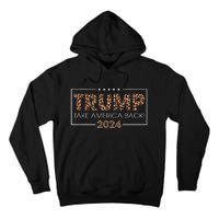 Donald Trump 2024 Take America Back Leopard Print Gift Wo Tall Hoodie